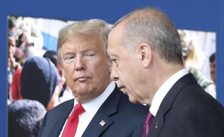 الرئيس التركي رجب طيب أردوغان والرئيس الأميركي دونالد ترامب