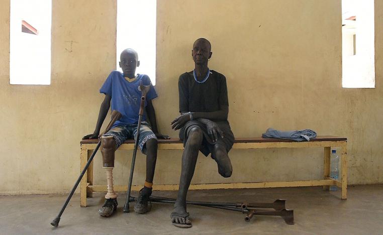 South Sudan's five-year-long civil war has left possibly tens of thousands of people without limbs