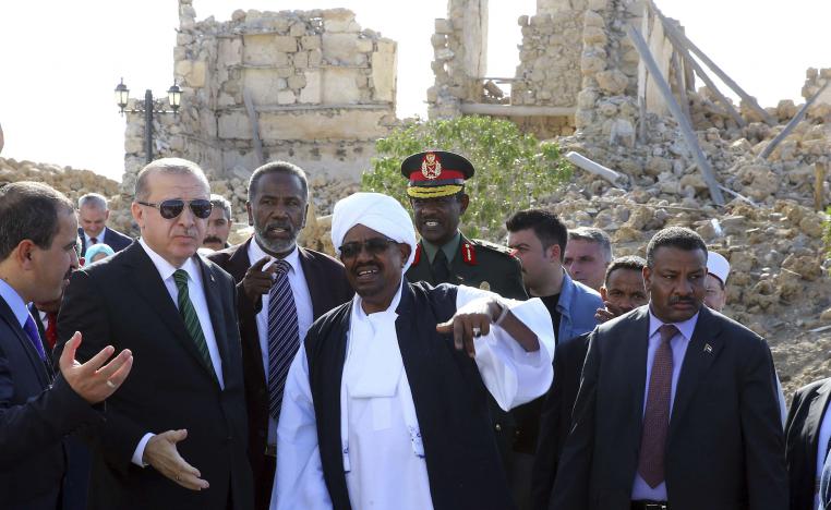عمر البشير ورجب طيب أردوغان