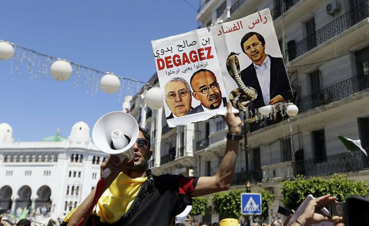 المحتجون في الجزائر