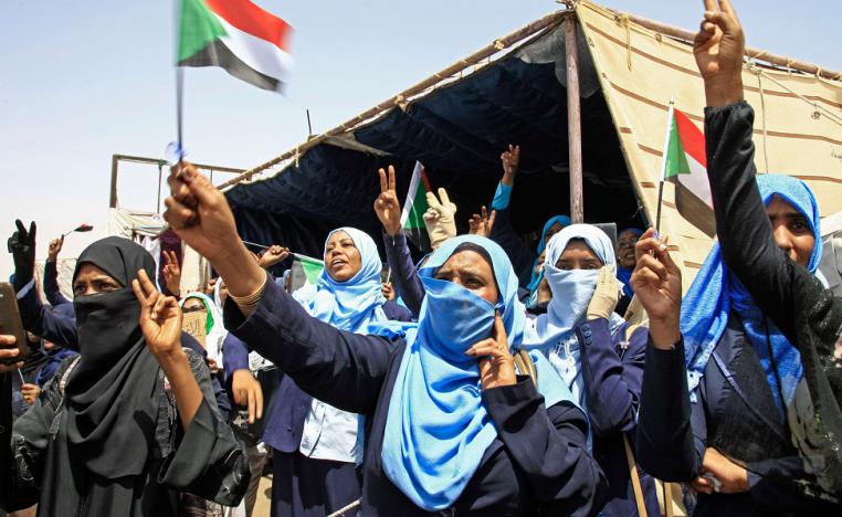 المحتجات السودانيات