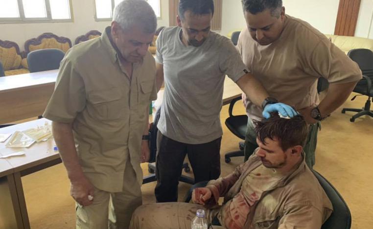 Foreign pilot that was shot down by LNA troops receives medical treatment