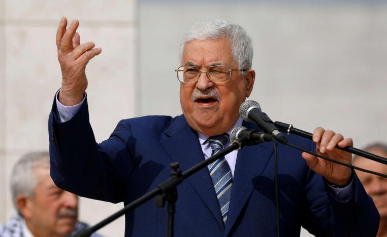 رئيس السلطة الوطنية الفلسطينية محمود عباس ابو مازن