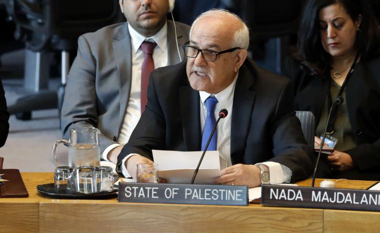 Palestinian Ambassador to the United Nations Riyad Mansour