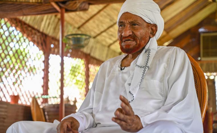 Sudan's top opposition leader and former prime minister Sadiq al-Mahdi
