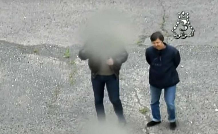 Said Bouteflika (R), brother of the deposed president, arriving at the military courthouse in Algiers