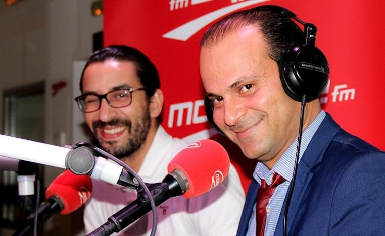 صورة وسيم الحريصي رفقة اعلامي تونسي من فيسبوك