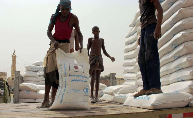 مساعدات غذائية لليمن