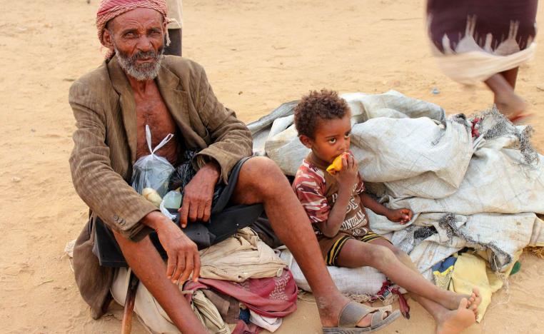 نازحون يمنيون في غرب البلاد