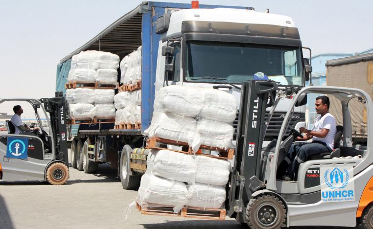 المساعدات الانسانية لليمن