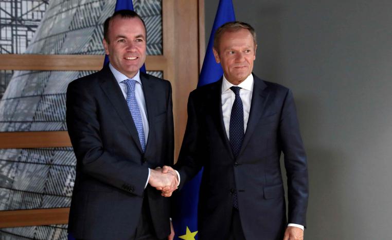 فيبر اشترط لقاء عدوله عن الترشح انتخابه الأسبوع المقبل على رأس البرلمان الأوروبي