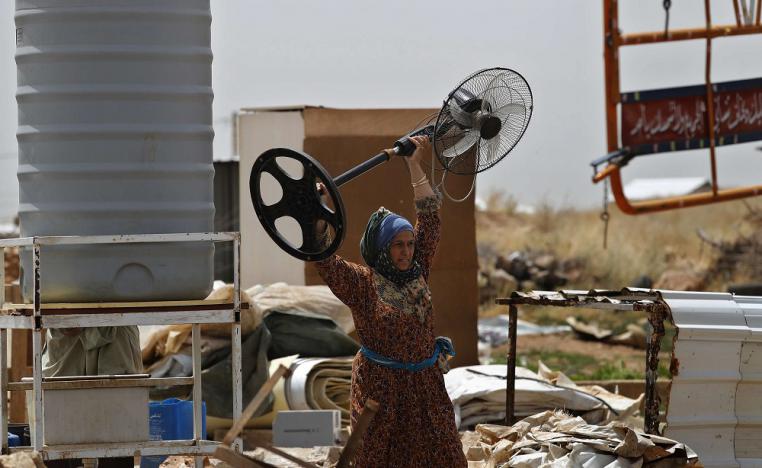 النازحون السوريون