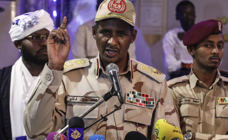 Gen. Mohammed Hamdan Dagalo, the deputy head of the military council