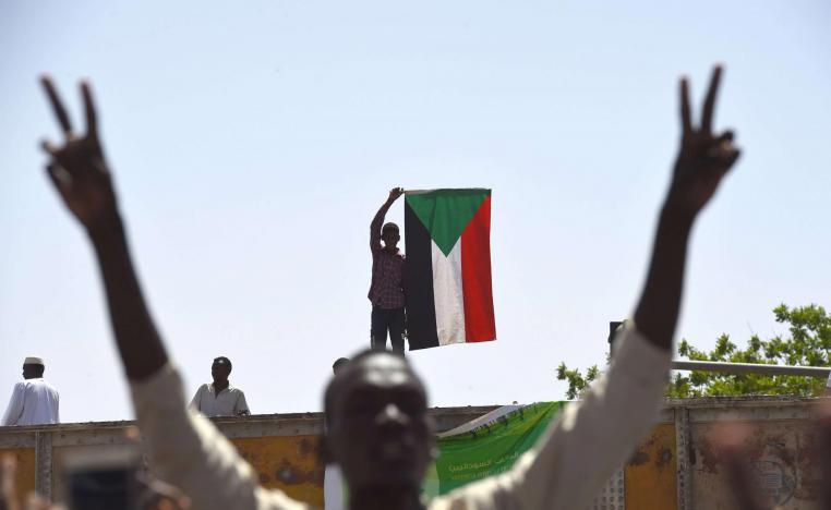 المحتجون في السودان