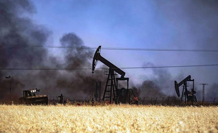 حقول النفط والقمح في سوريا