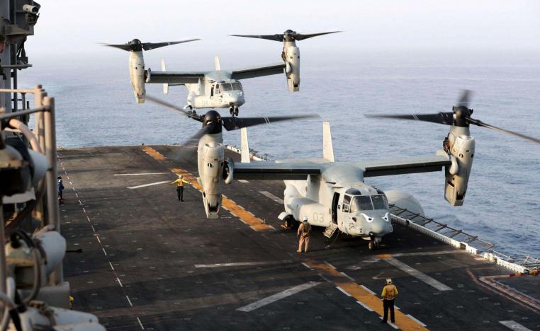 Strong US presence in the Persian Gulf