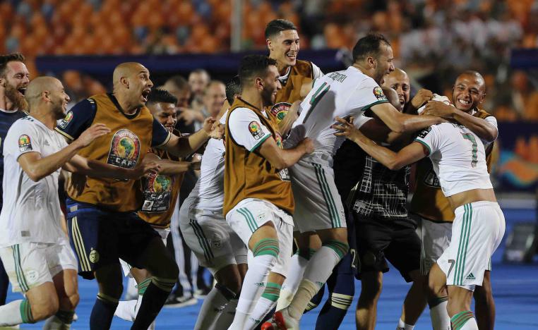 During the semi-finals, wounds were pricked again after Algerians and Egyptians traded a war of words and shoved each other 