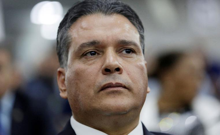 Moad Bouchareb is pictured at the National People's Assembly (APN) in Algiers