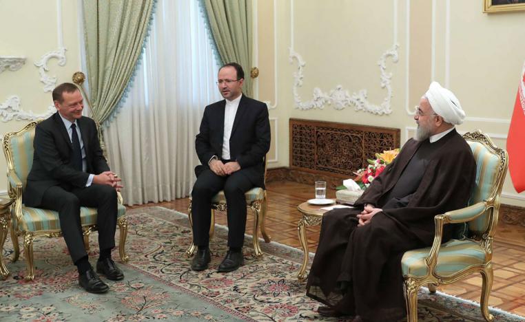 زيارة مستشار ماكرون لطهران