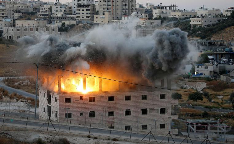 المباني على أراض خاضعة نظريا للسلطة الفلسطينية