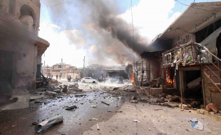 Russian and Syrian regime aircraft have ramped up strikes on Idlib since late April, killing more than 600 civilians