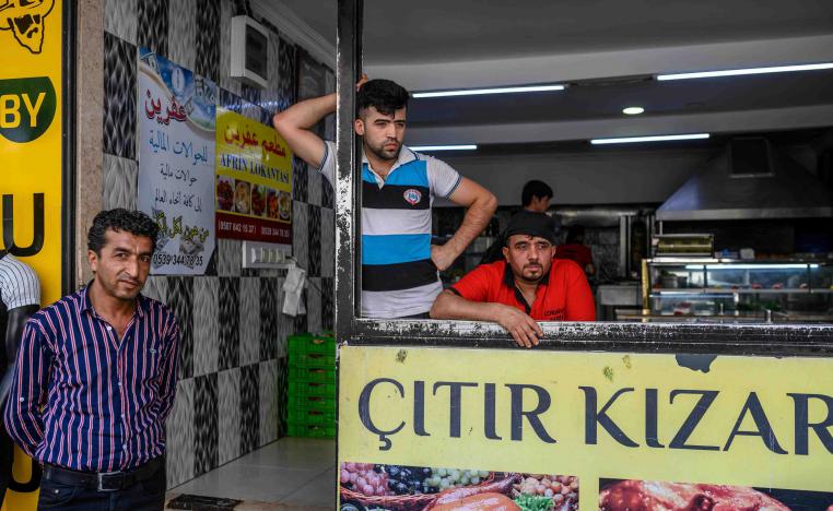 ISTANBUL - Ahmad Yassine was working in his barbershop in Istanbul's working-class district of Kucukcekmece when he saw an angry crowd gather. Then they attacked his business and others owned by Syrians. "They threw stones, the window was completely shattered. There was three of us inside, we were scared," the young man who fled from Aleppo six years ago said. "We were not able to leave before midnight, one in the morning," he added. The most recent violence against Syrians in Kucukcekmece 10 days ago has r