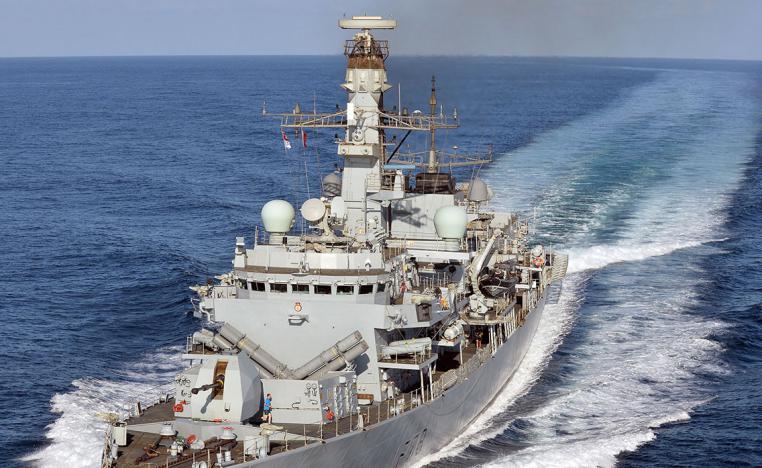 سفينة "كينت" الحربية ستتولى مهام سفينة بريطانية أخرى 