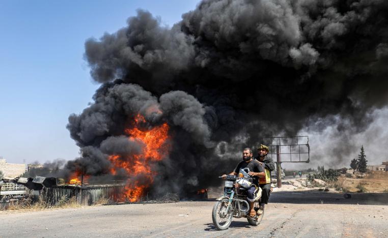 تصعيد مستمر من قوات النظام للتوسع أكثر شمال إدلب