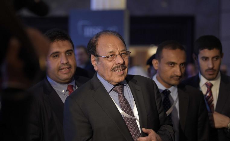 نائب الرئيس اليمني علي محسن الاحمر