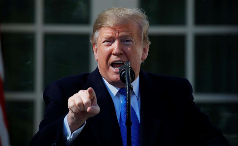 It was not immediately clear what Trump was referring to 