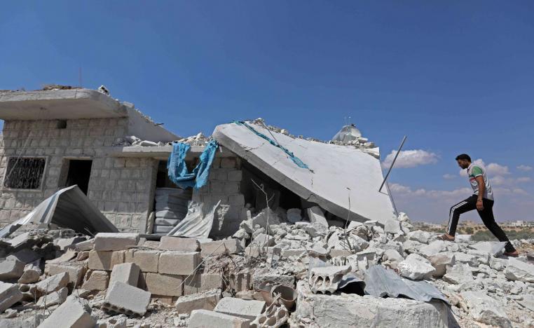 انقاض المباني