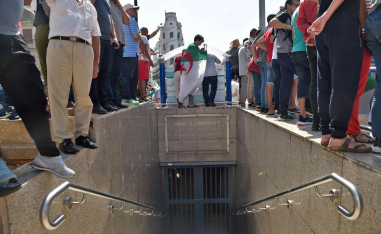 متظاهرون جزائريون في وسط العاصمة