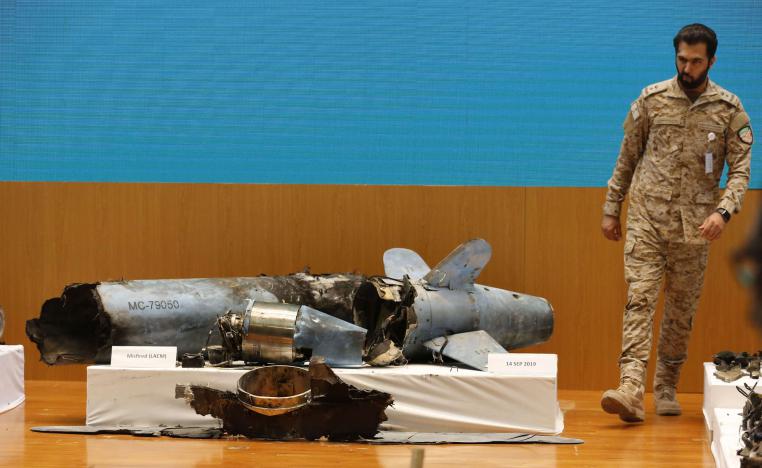 صواريخ ايرانية استخمت في الهجوم على مجمعي بقيق وخريص 