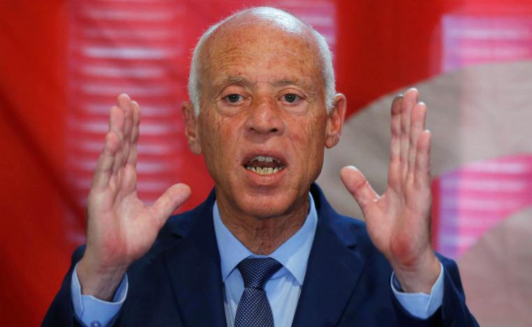 المرشح الرئاسي التونسي قيس سعيد