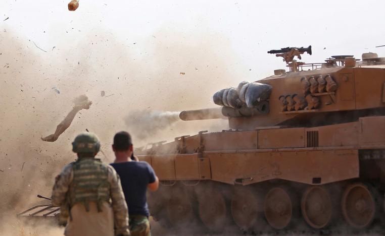 المواجهات على أشدها في بلدة الأسدية جنوب مدينة رأس العين 