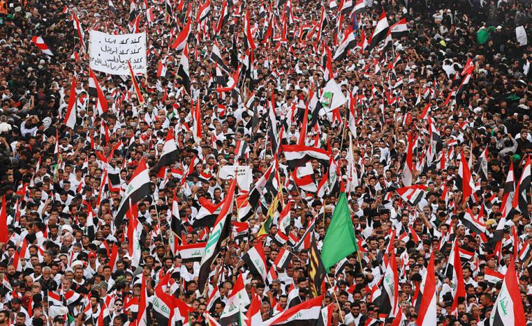 موكب زوار المشاركين بإحياء ذكرى الأربعينية في مدينة كربلاء