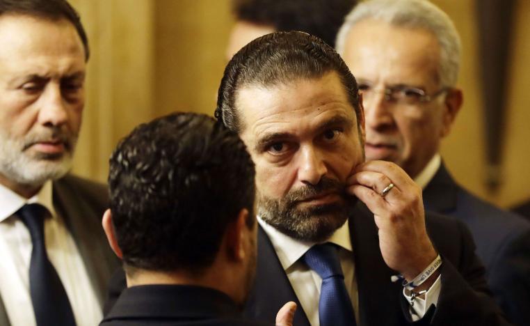 رئيس الوزراء اللبناني المستقيل سعد الحريري