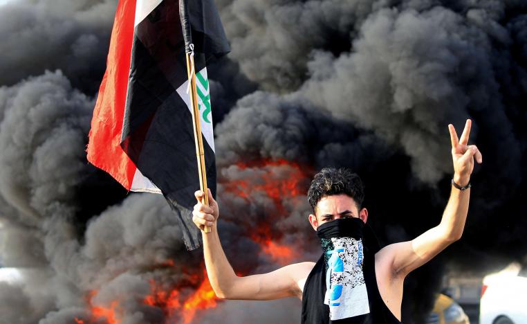 احتجاجات تلقائية من دون اي تنظيم حزبي او ديني