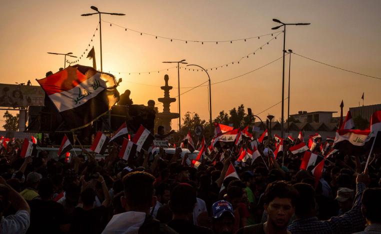 المحتجون في العراق