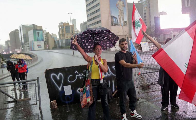 Flag-waving protesters kept roads blocked with vehicles and makeshift barricades 