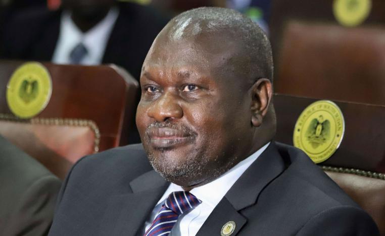 South Sudan's former Vice President and former opposition leader Riek Machar