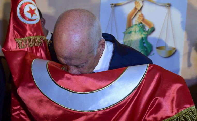 الرئيس التونسي المنتخب قيس سعيد