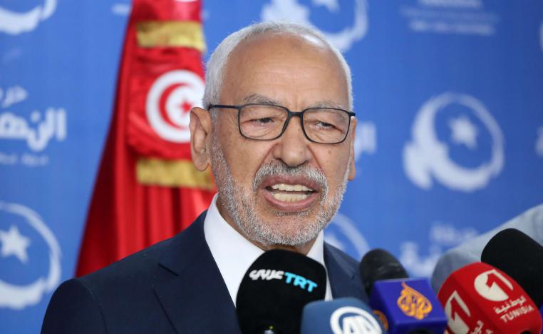 راشد الغنوشي رئيس حركة النهضة التونسية