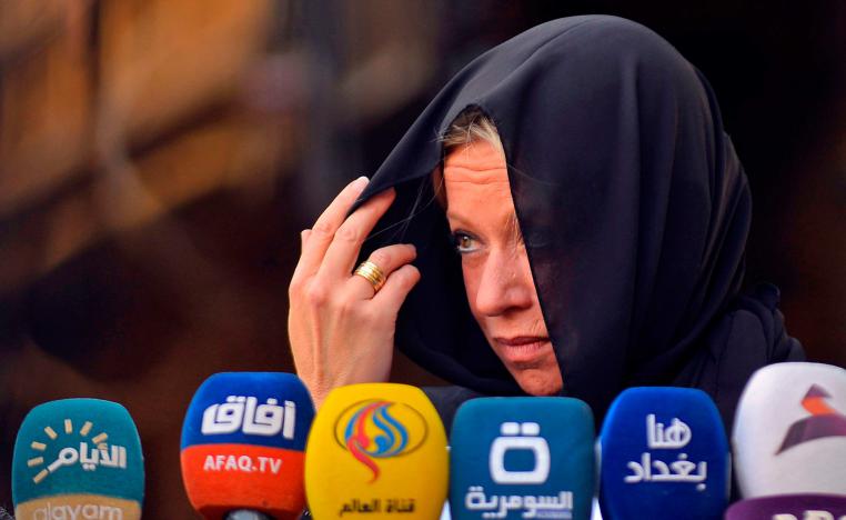 سجل بلاسخارت السياسي لا يسمح لها أن تلعب دور الوسيط المحايد في العراق