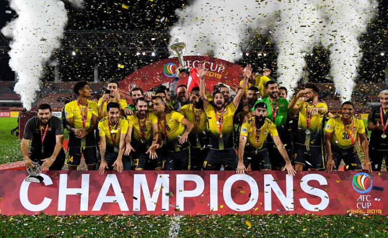 نادي العهد البناني يتوج بطلا لكأس الاتحاد الآسيوي