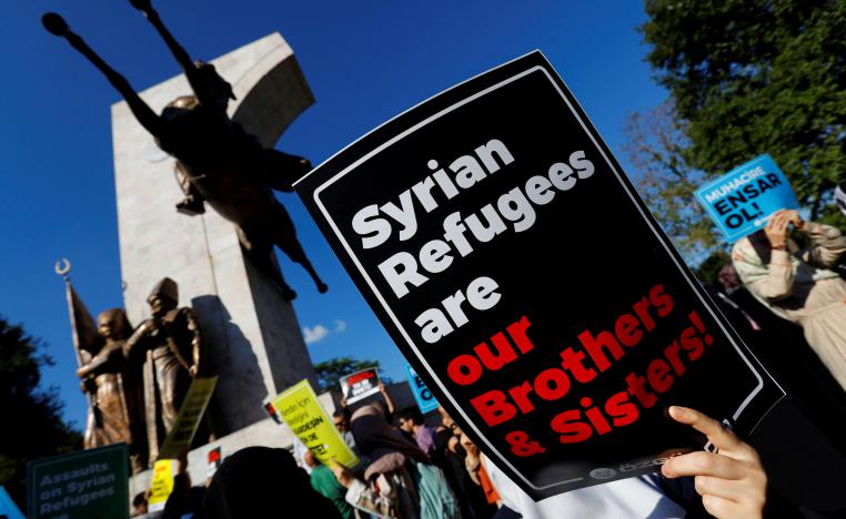 Ankara wants to settle some Syrian refugees in a swathe of land it now controls in northeast Syria