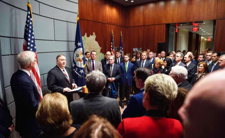 وزير الخارجية الأميركي مايك بومبيو