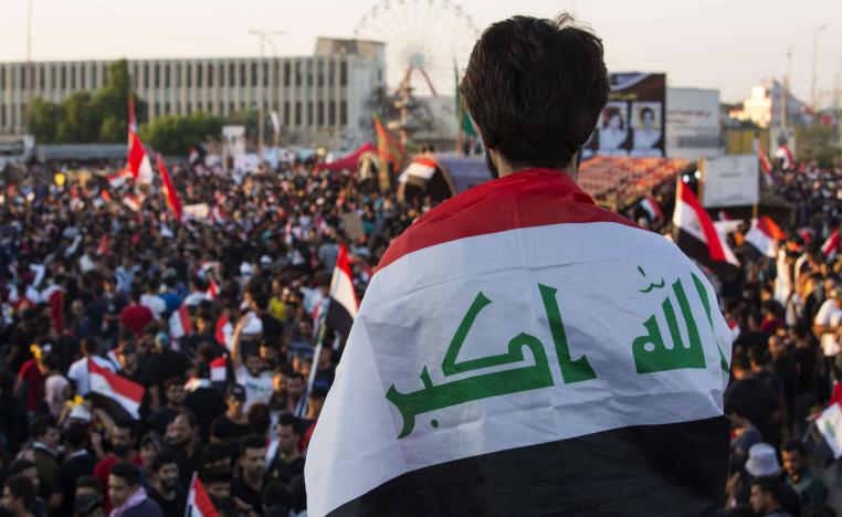 المحتجون في العراق