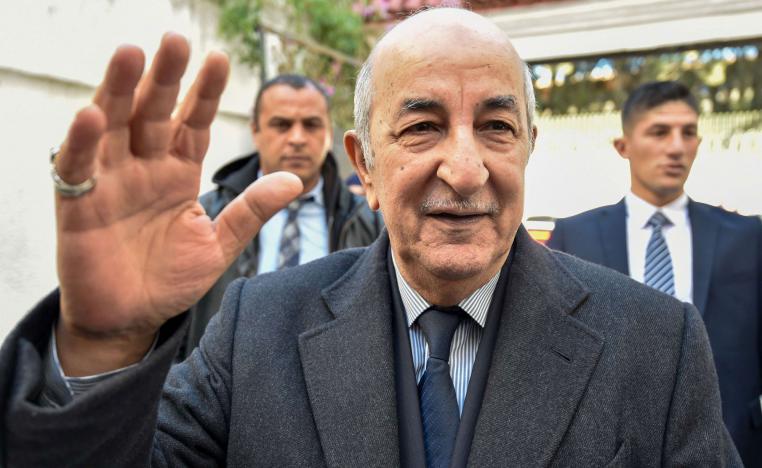الرئيس الجزائري الجديد عبدالمجيد تبون