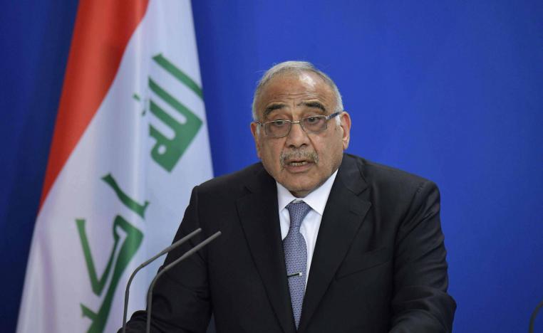 رئيس الحكومة المستقيل عادل عبدالمهدي
